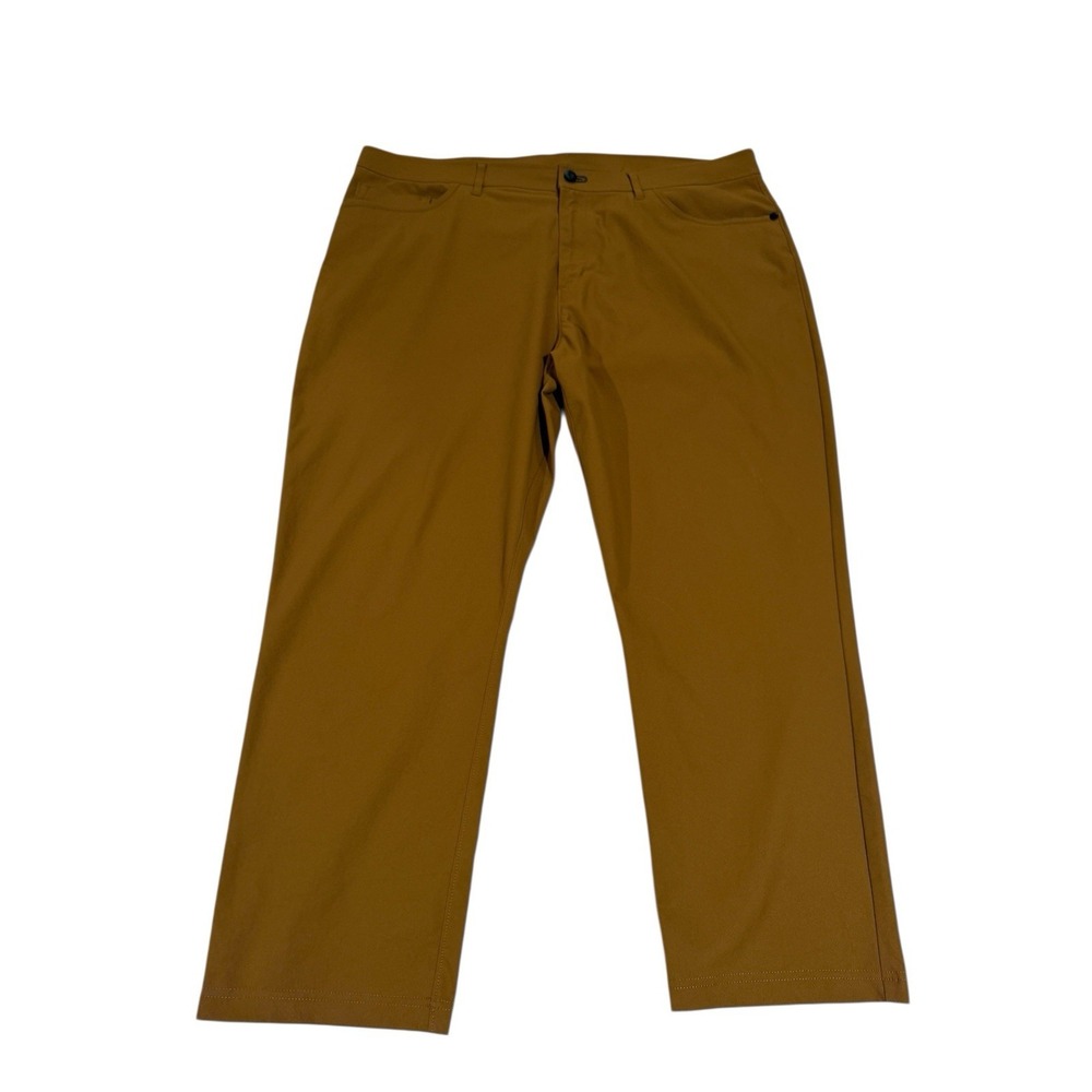 Public Rec Men's 5 Pocket‎ Pants Brown Size 40/28 Inseam Has Hemmed To 25.5" ECU